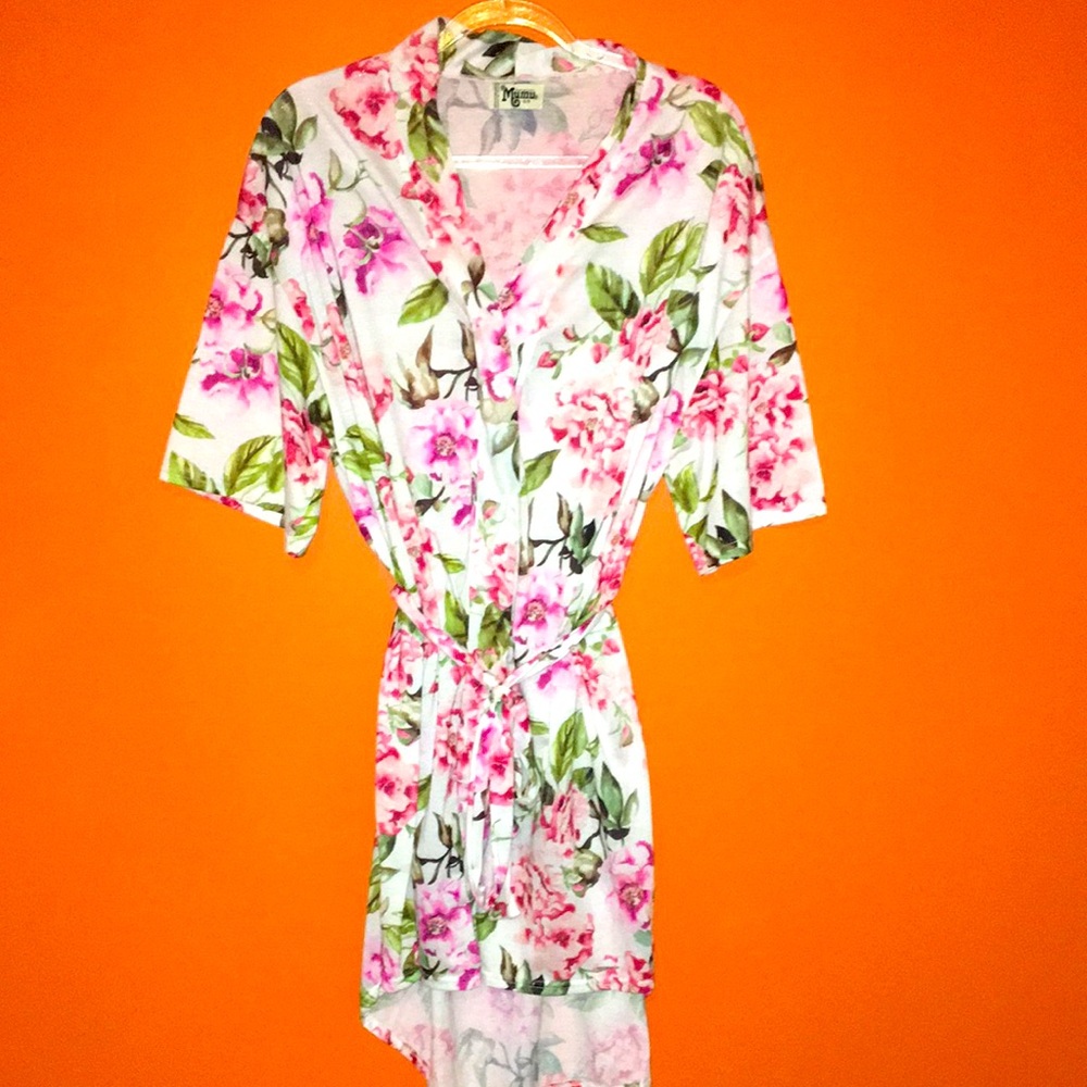 Show Me Your Mumu Floral Nightgown Robe Dress Housecoat One Size Woman’s Sm-Lg